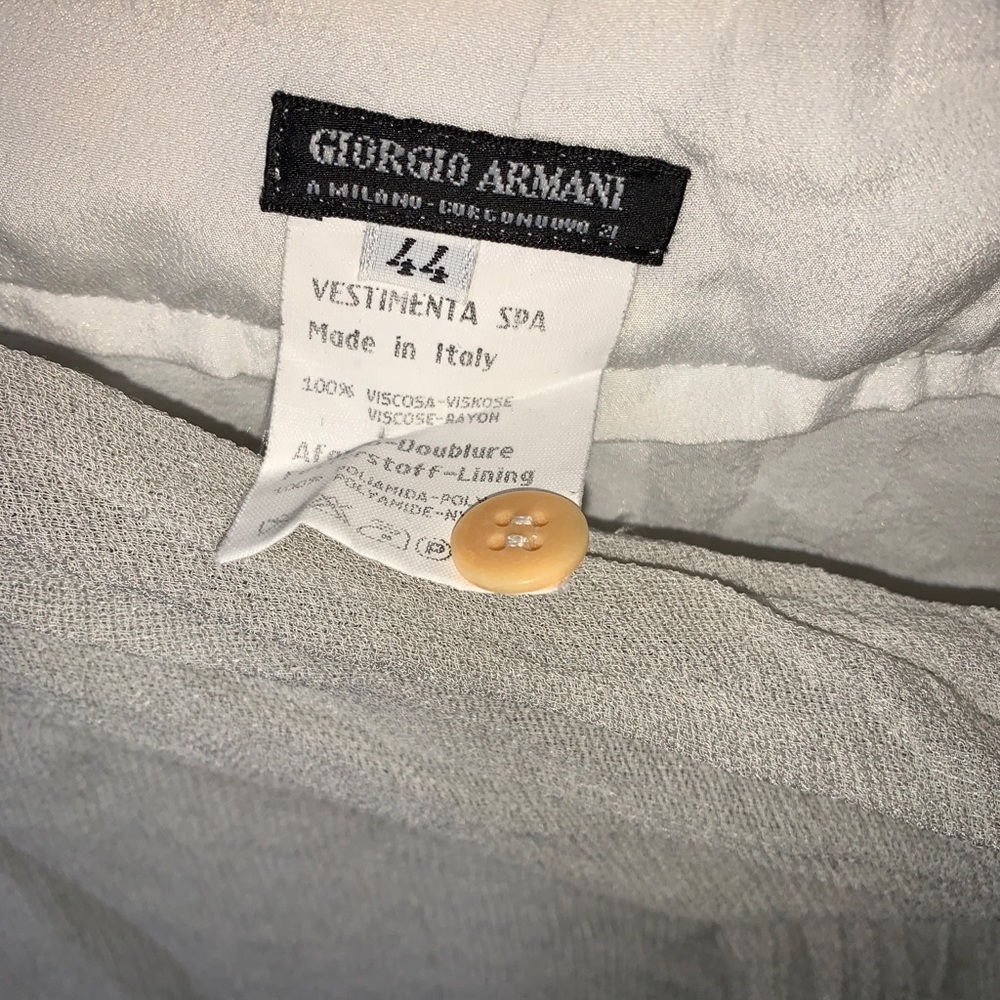 Giorgio Armani vintage trousers pants  size 44 designer luxury vtg